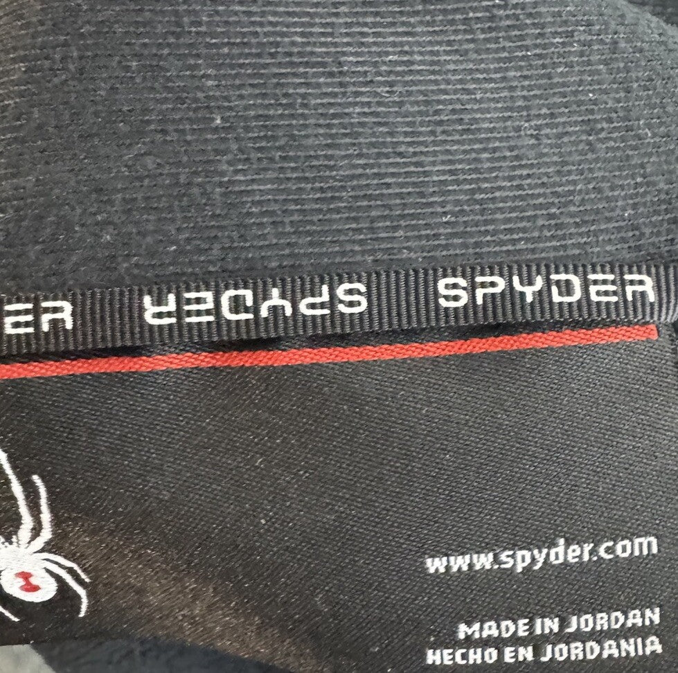 Spyder Active  Shirt 1/4 Zip Pullover Men's XL Gray Stretch Athletic ProWeb