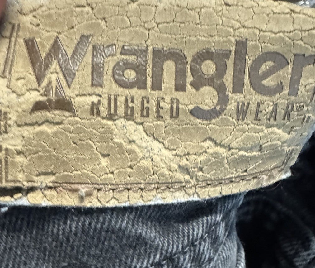 Wrangler Men's Cowboy Cut Slim Fit Shadow Black Denim Jeans