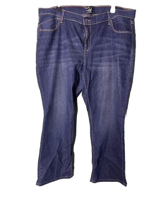 Old Navy The Flirt Women's Size 18 Short Blue Denim Stretch BootCut Jeans