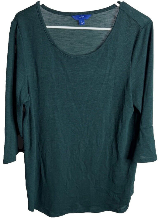 Apt 9 Short Sleeve Top Womens Size large