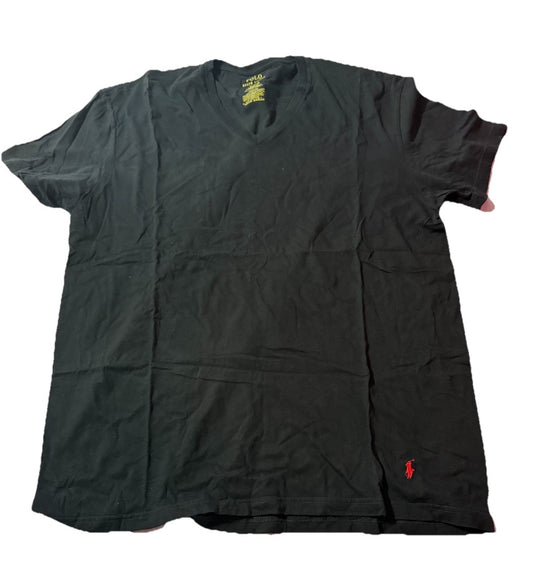 Polo Ralph Lauren T-Shirt Adult XL Black Short Sleeve Classic Mens