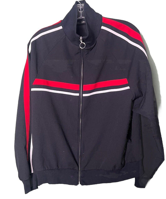 Zara Women's Zipper Front Hoodie Size Large