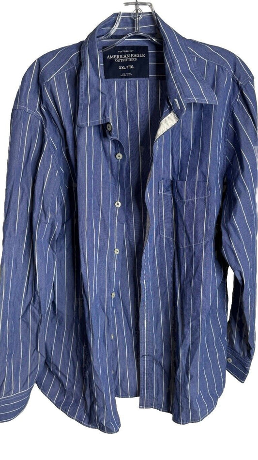 American Eagle Outfitters 2XL Long Sleeve Button Classic Fit