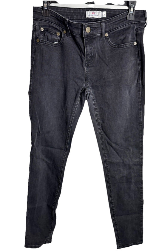 Vineyard Vines Jeans Womens 4 Denim Skinny Leg Dark Wash Stretch Casual F11