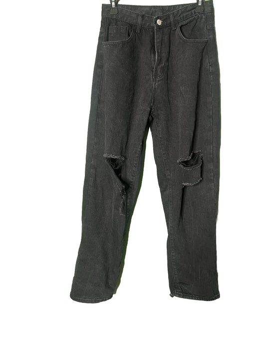 SHEIN Straight Jeans Women's Size 4 Distressed
