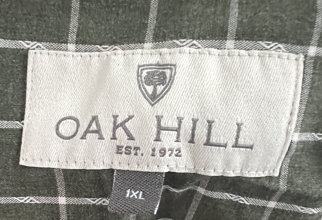 Oak Hill Long Sleeve Mens Shirt XL Button Down
