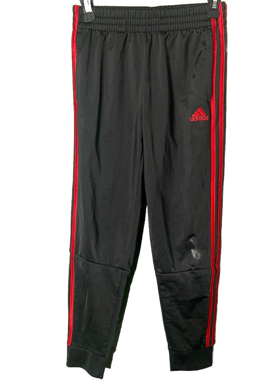 Adidas Boy Pants 10/12  Nylon Elastic Waist Tapered Leg Activewear Jogger