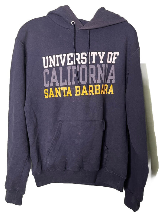 Vintage UCSB Santa Barbara Hoodie Sweatshirt Adult Small Blue University