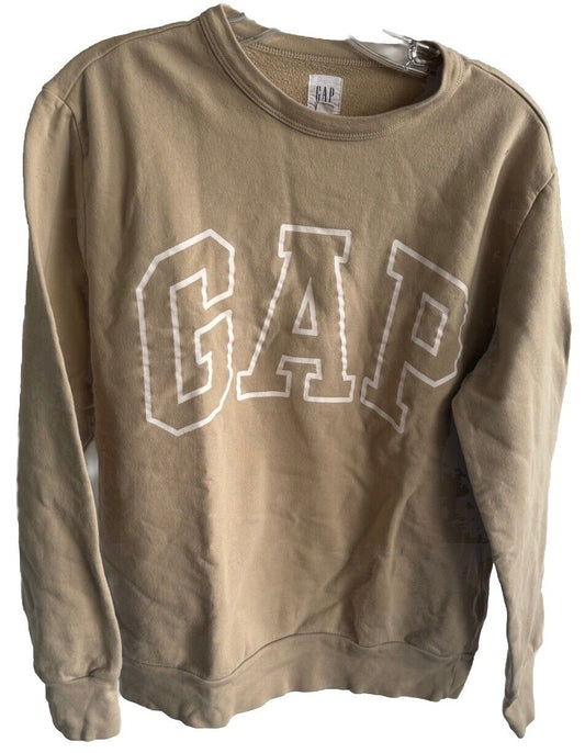 Vintage GAP Sweater Adult Medium  Fleece Spellout Pullover Sweater