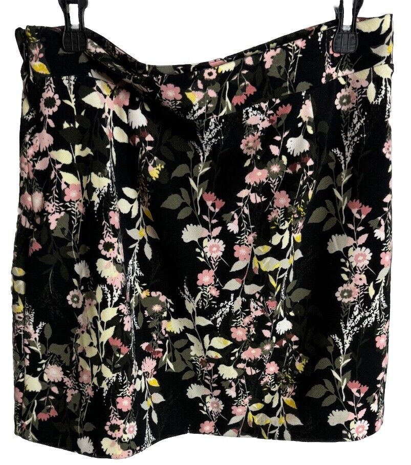INC International Concepts Women Floral-Print Mini Skirt Size 12