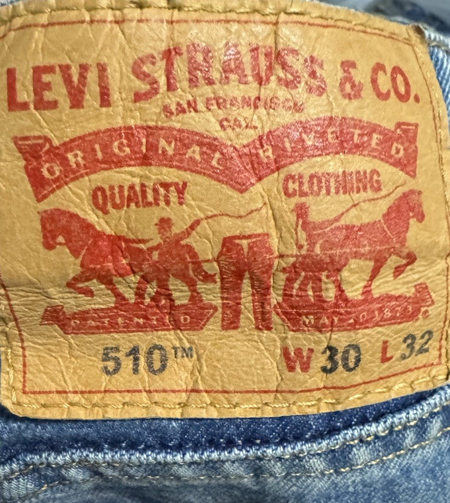 Levi's Mens 510 Skinny Fit Denim Jeans 30 x 32