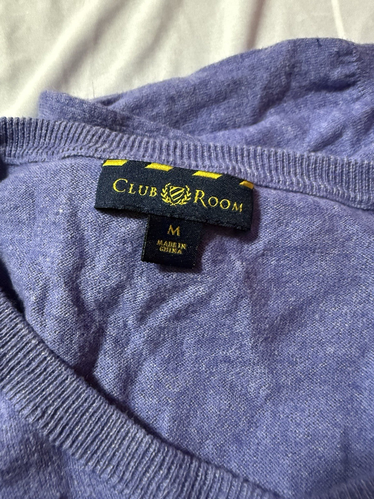 Club Room Men’s sweater Size Medium, Purple In Color, Good Condition OBO
