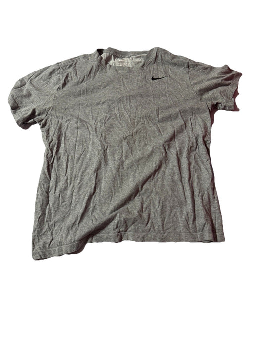 NIKE DRI FIT SHIRT MEN'S SIZE LARGE GRAY