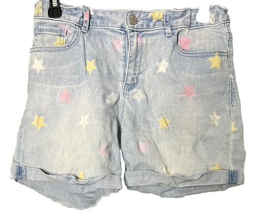 Gap Denim Girl's Regular Stretch Denim Jean 'Midi' Cut-Off Short Size 18
