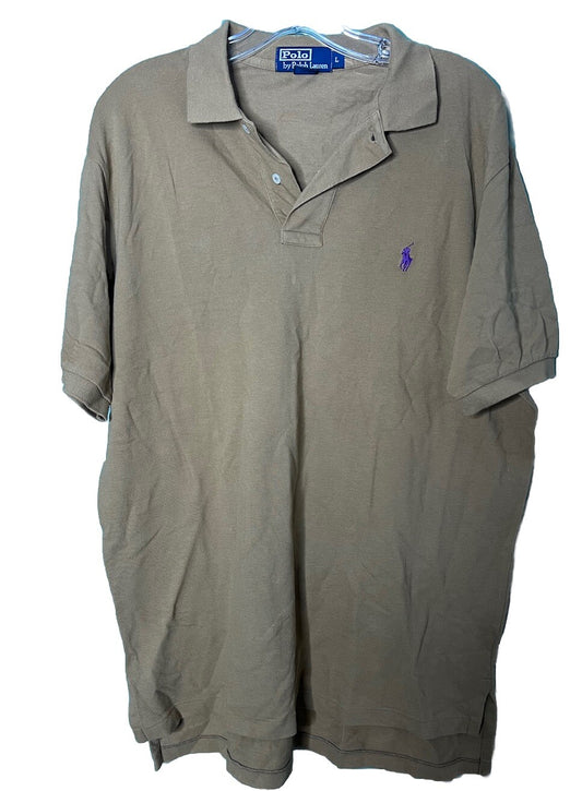 Polo Ralph Lauren 100% Cotton Short Sleeve Shirt size Large