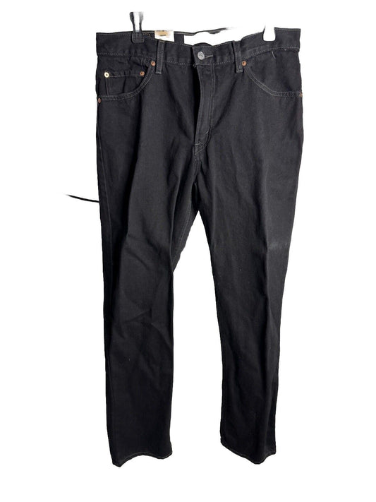 Levis 505 Jeans Mens 34x34 Regular Fit Blue Denim  Straight Leg Pants