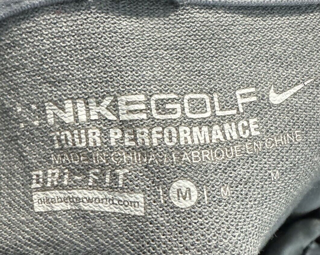 Nike polo shirt mens Medium golf fit dry