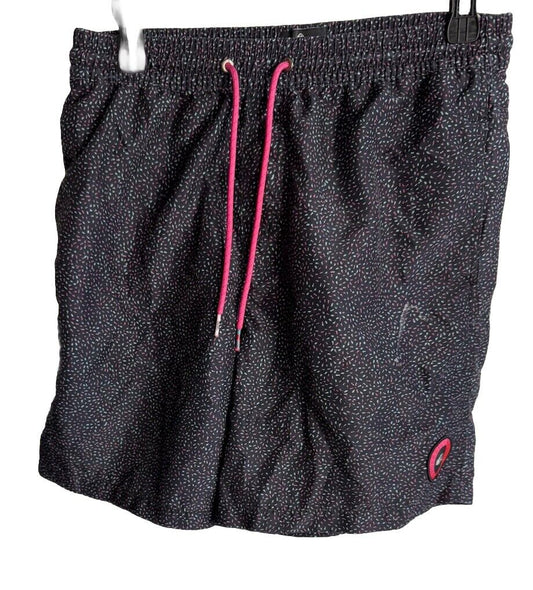 Quicksilver Men’s Volley Shorts small Swim Trunks Lined Geometric Drawstring