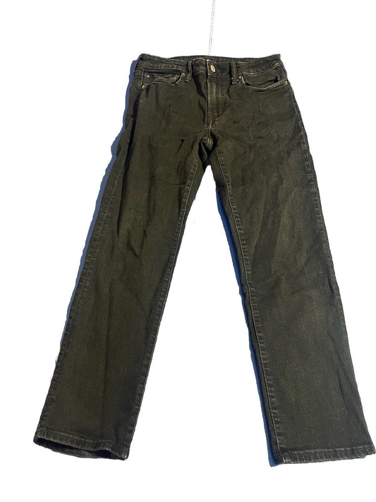 American Eagle Jeans Mens 31x30 Black Original Straight Next Level Flex
