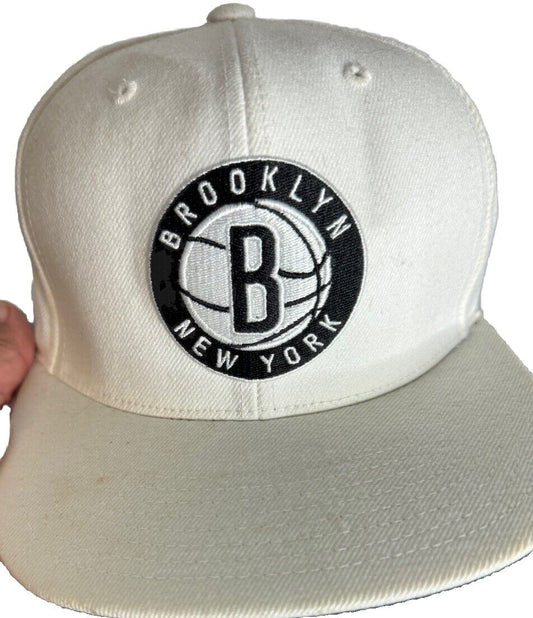 Mitchell and Ness Nets Brooklyn Adjustable Hat