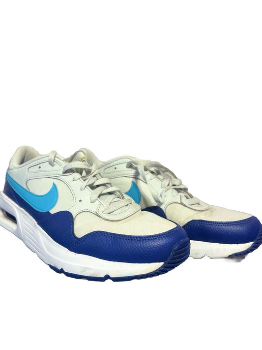 Nike Air Max SC CW4555-012 Men Pure Platinum/Blue Lightning