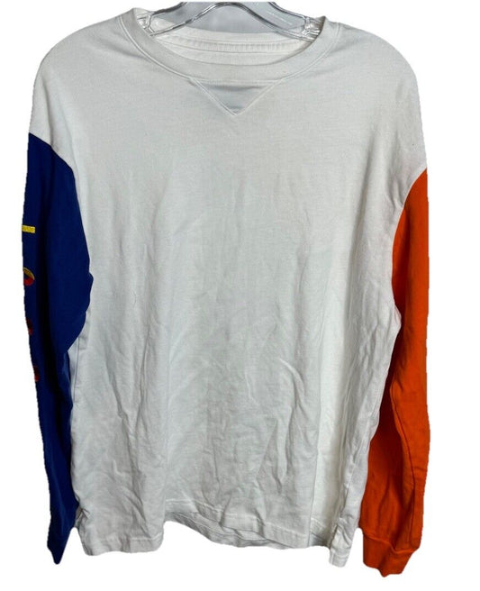 AIR JORDAN  T Shirt Crewneck White Long Sleeve Mens Medium