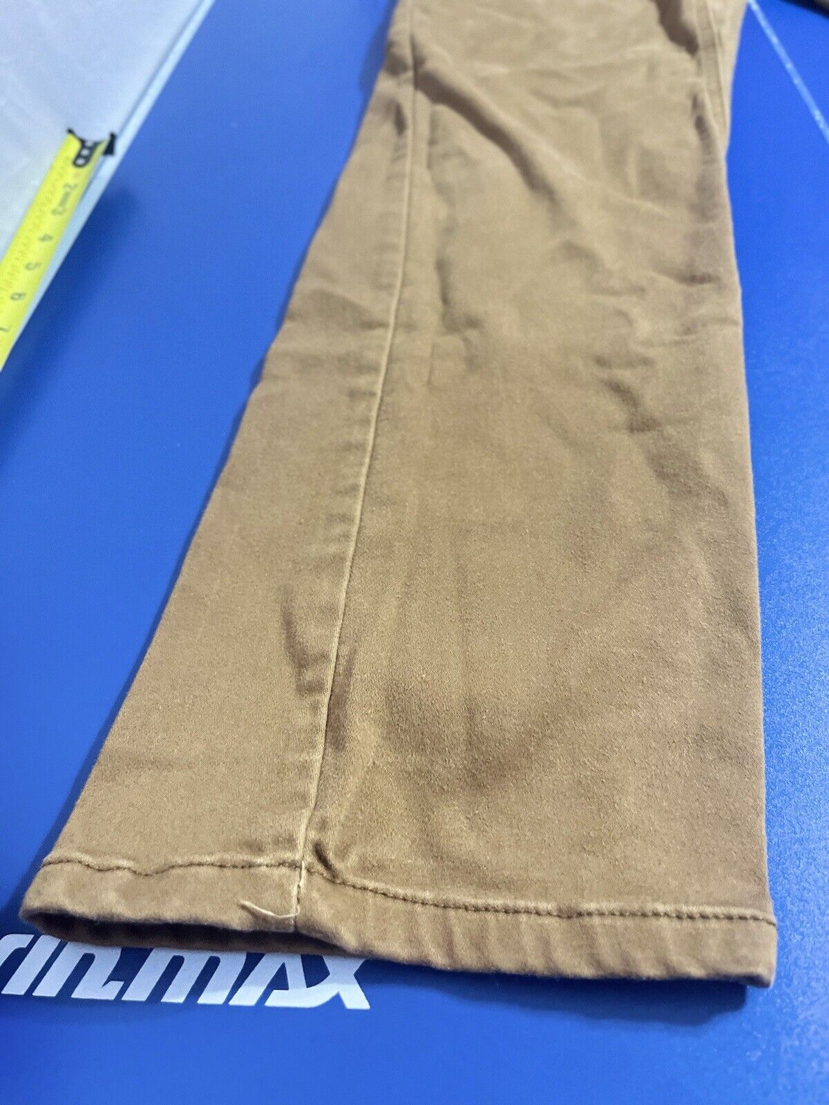 IZOD Men's Relaxed Fit Comfort Stretch Denim Jeans Vintage Khaki 32X34 NWT