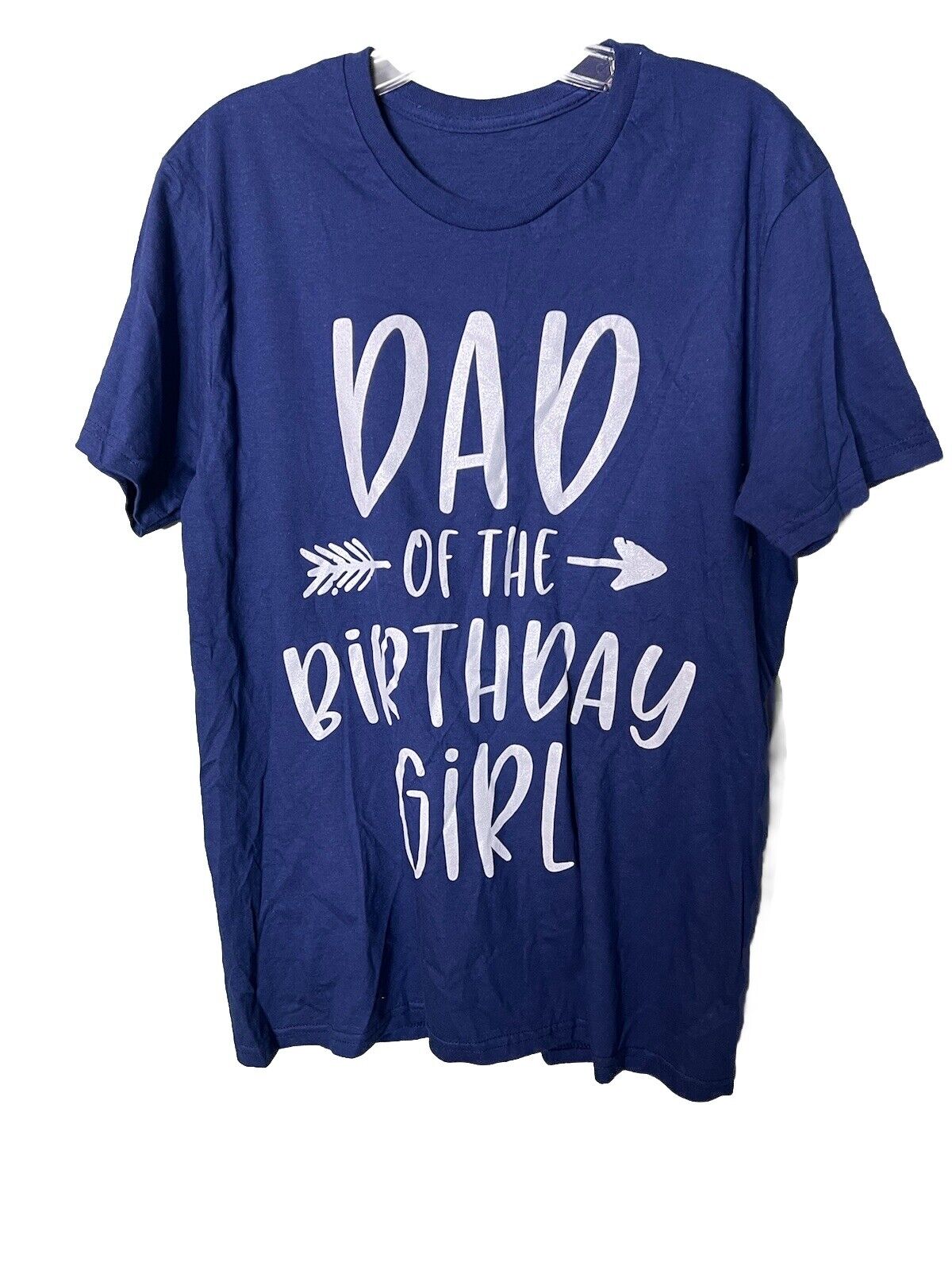 Dad of the birthday daughter girl Size Medium T Shirt