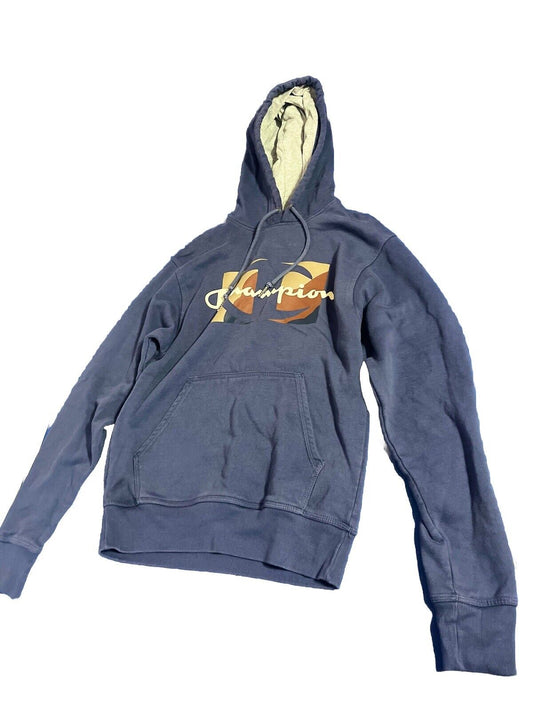 Men’s Hoodie Hooded Sweatshirt Champion Athleticwear Size Small, With Logo, Blue