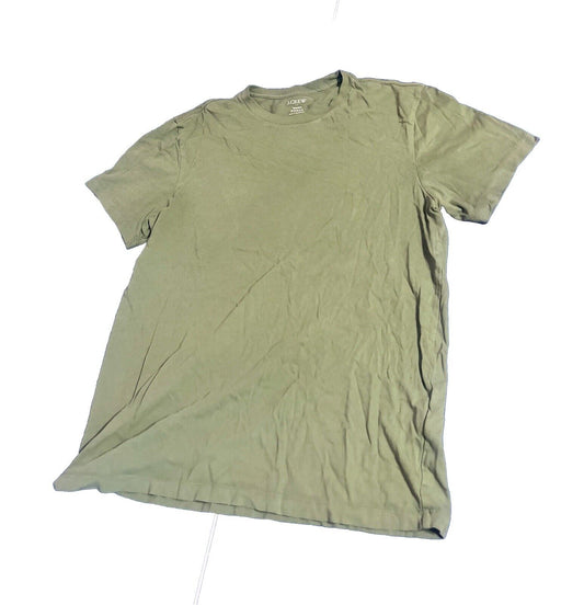 J. Crew Garment Dyed T Shirt Mens Medium S Green Short Sleeve Cotton