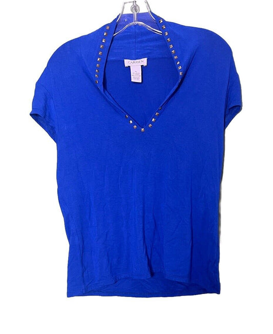 Carmen Marc Valvo Top Womens Size XL Short Sleeve