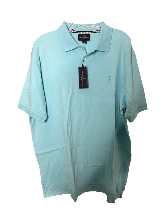 Men's BLACK BROWN 1826 Short Sleeve  Polo Shirt Size L