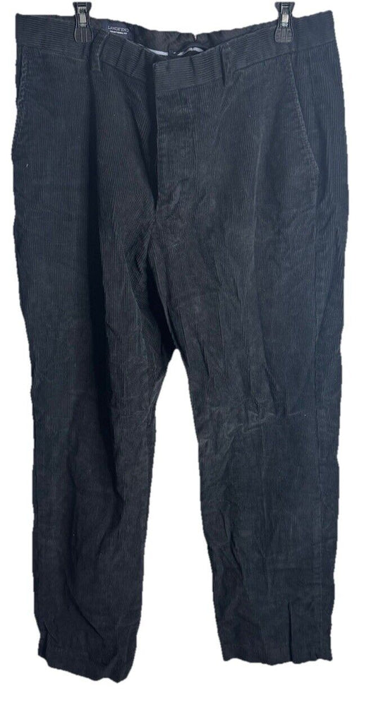 Men’s Lands End Twill Chino Pants Size 38 X 29 Traditional Fit Radiant Navy