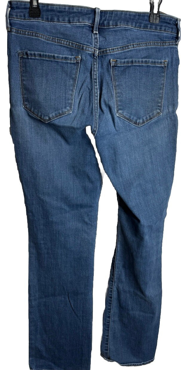 Old Navy The Dreamer Bootcut Jeans Women's Size 12 Long Blue Mid Rise 5-Pocket