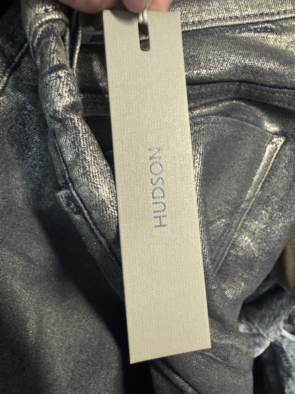 Hudson Womens Jeans Skinny Fit Stretch Flap Pockets Low Rise Size 29