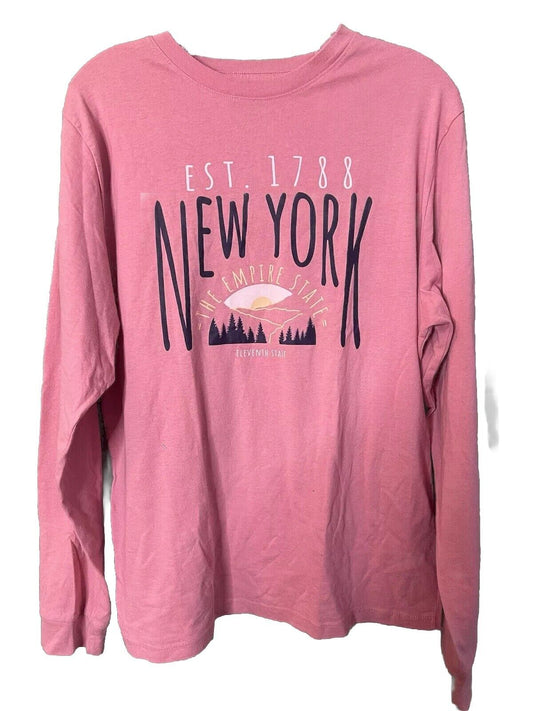 The Empire State/ New York Long Sleeve T-Shirt Size Medium