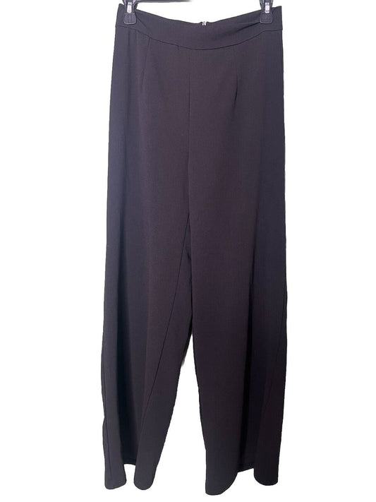 Missguided Petite Women's Black Soft Flarred Leg Pants Size 6