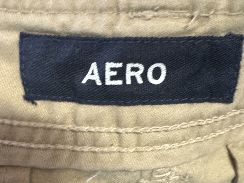 Aero Shorts Men's 32  Distressed Slim Cut-Off Denim Skater Y2kfashion Retro