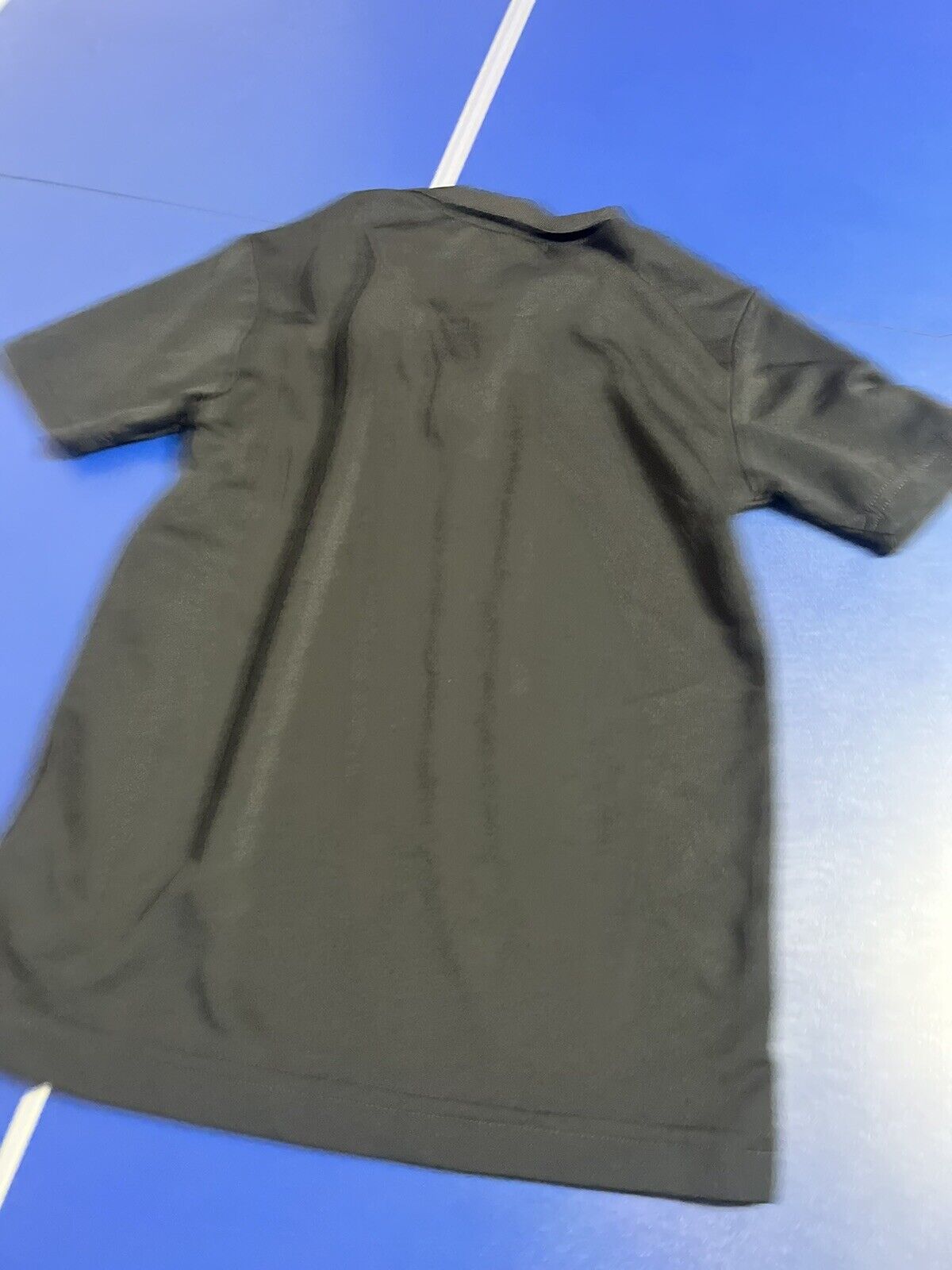 Nautica School Uniform M(10/12) Regular, Dark Gray Polo Shirt, Silk, Rare