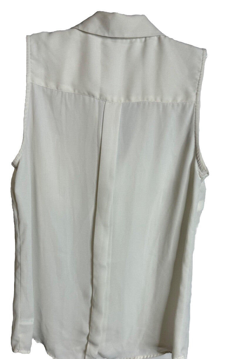 The Limited Ashton Sleeveless Button Down Top Womens Sz Small