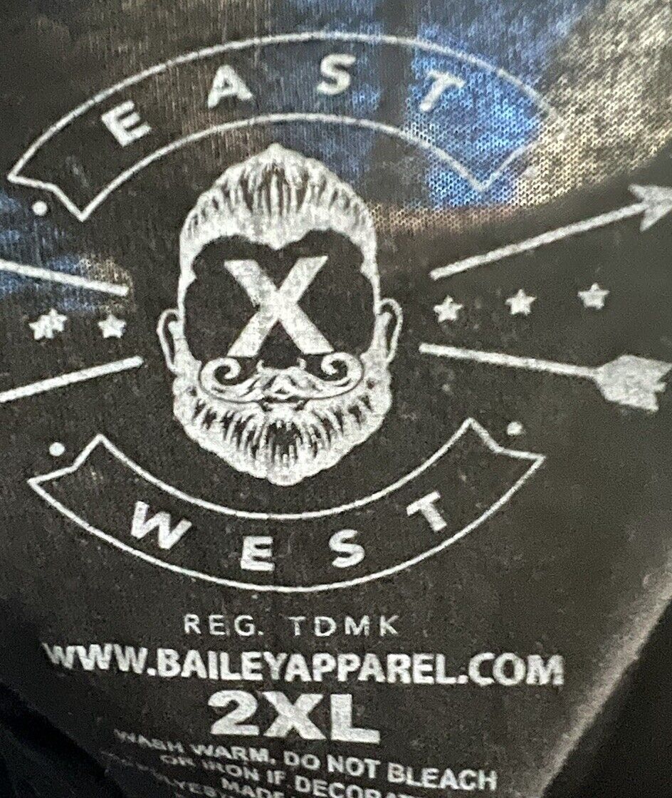 East/West Long Sleeve T-shirt Men's Size 2XL