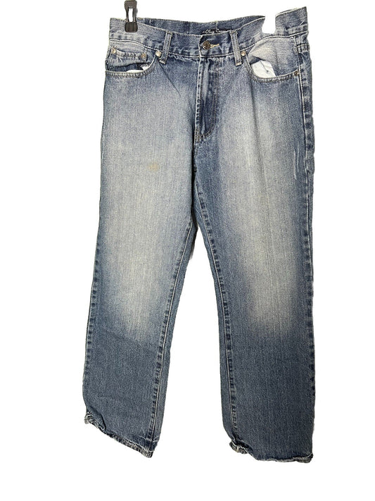 Oleg Cassini Blue Jeans Men's 32x31 Relaxed American Dungaree Great