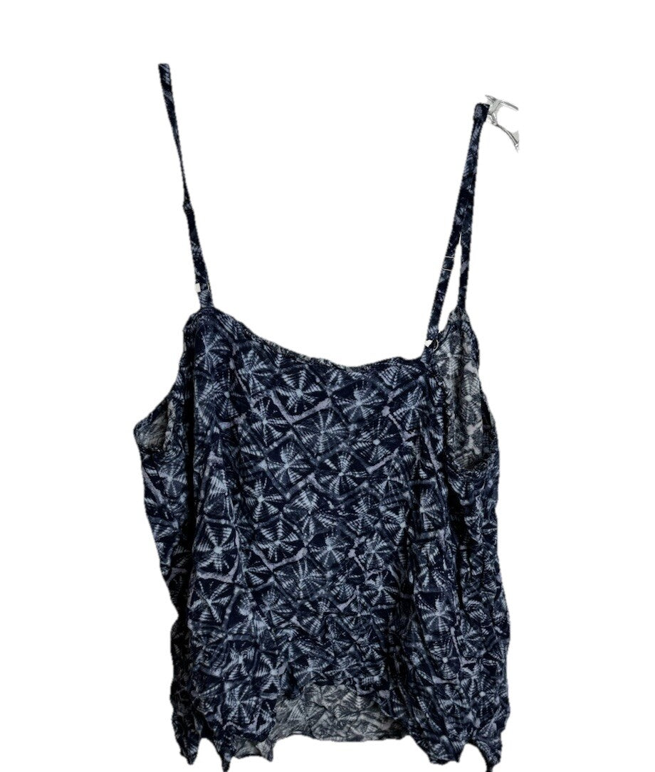 Old Navy Floral Tank Top Size Large Spaghetti Strap