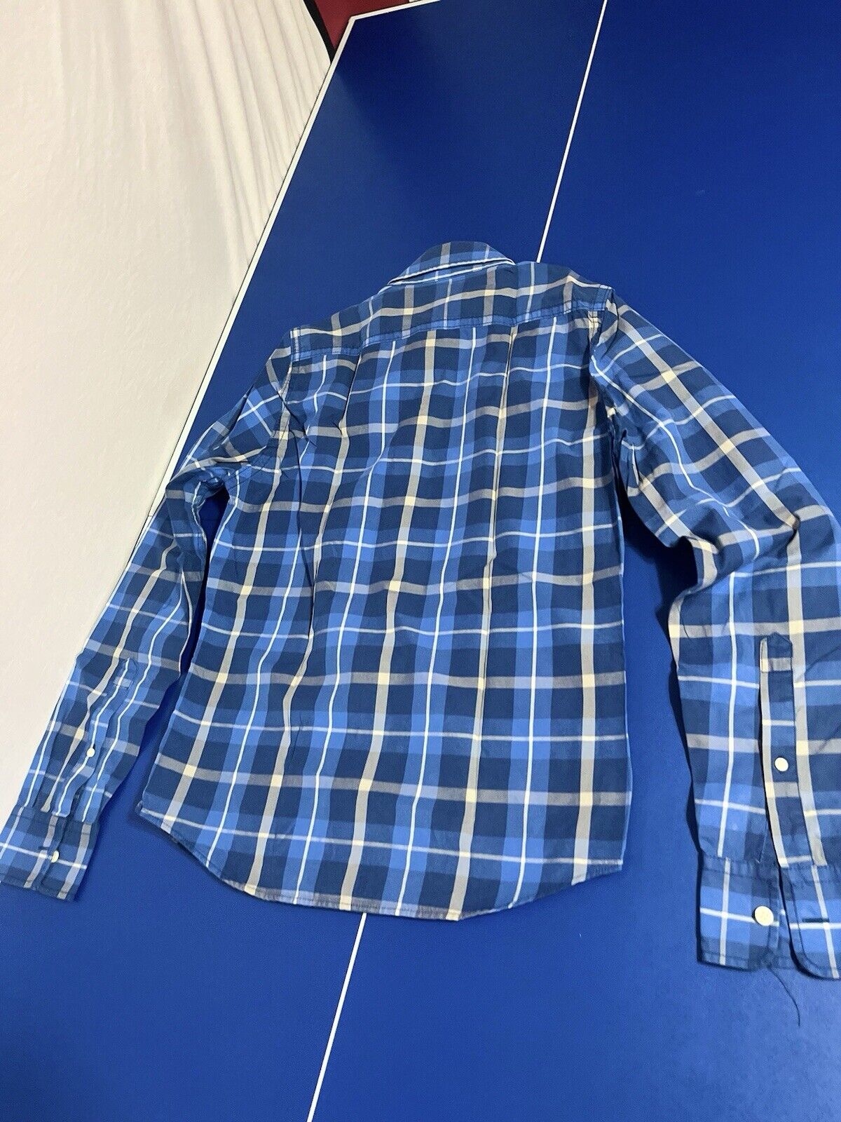 Abercrombie & Fitch Tartan Plaid Shirt  Cotton Muscle Size M