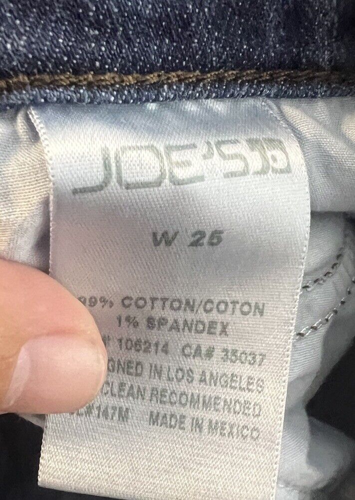 joes jeans shorts mid-rise sz 25