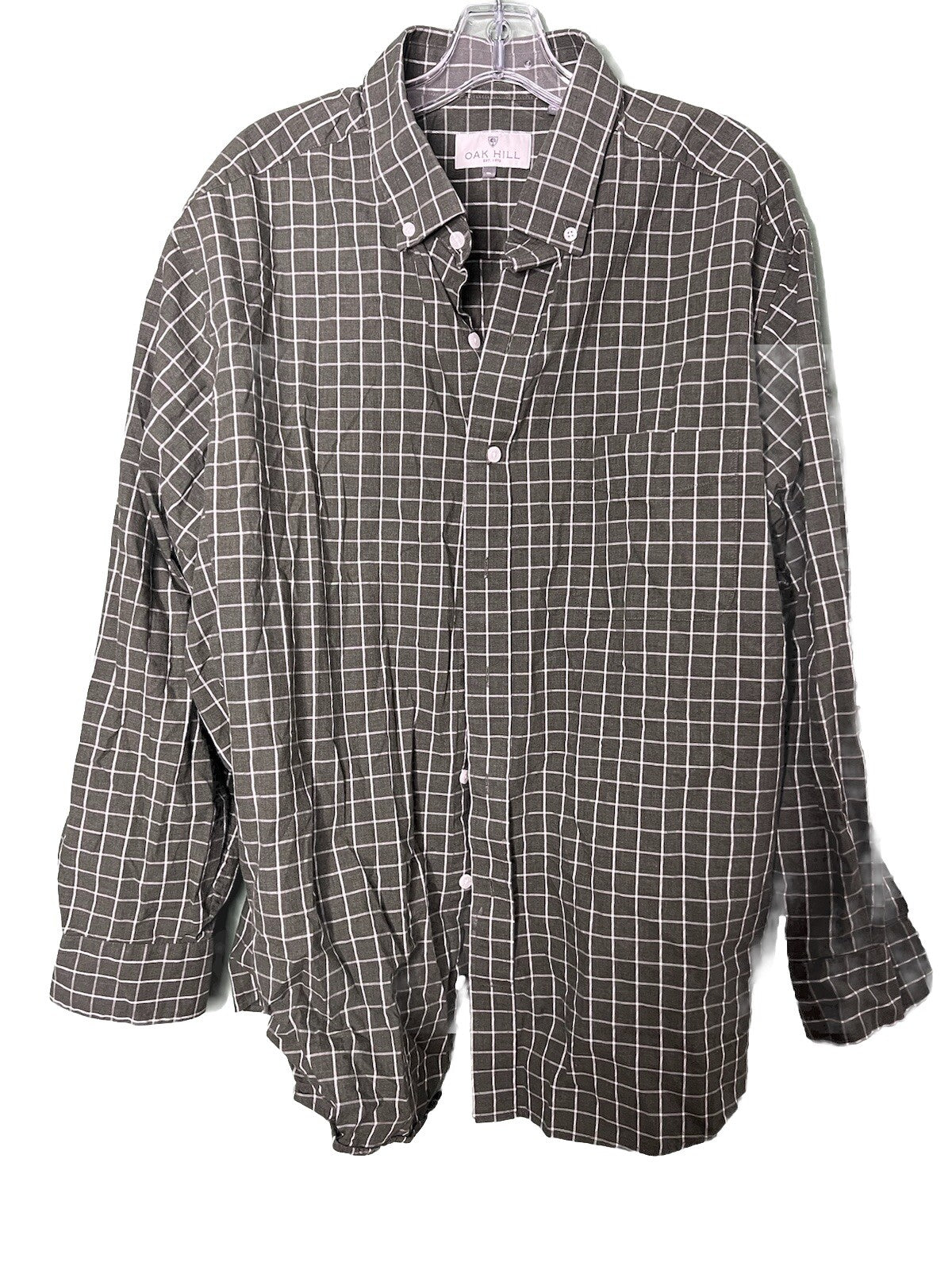 Oak Hill Long Sleeve Mens Shirt XL Button Down
