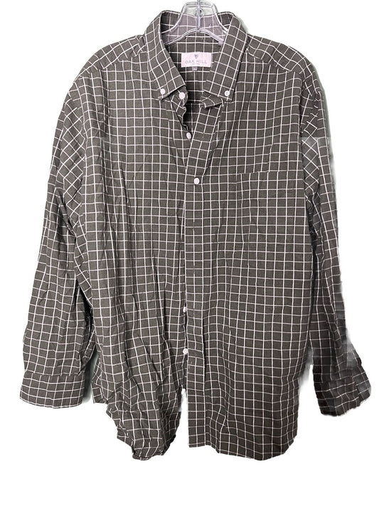 Oak Hill Long Sleeve Mens Shirt XL Button Down