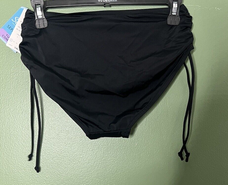 Swim Solutions  High-Waisted Tummy Control Swim Bottoms Size 8 NWT