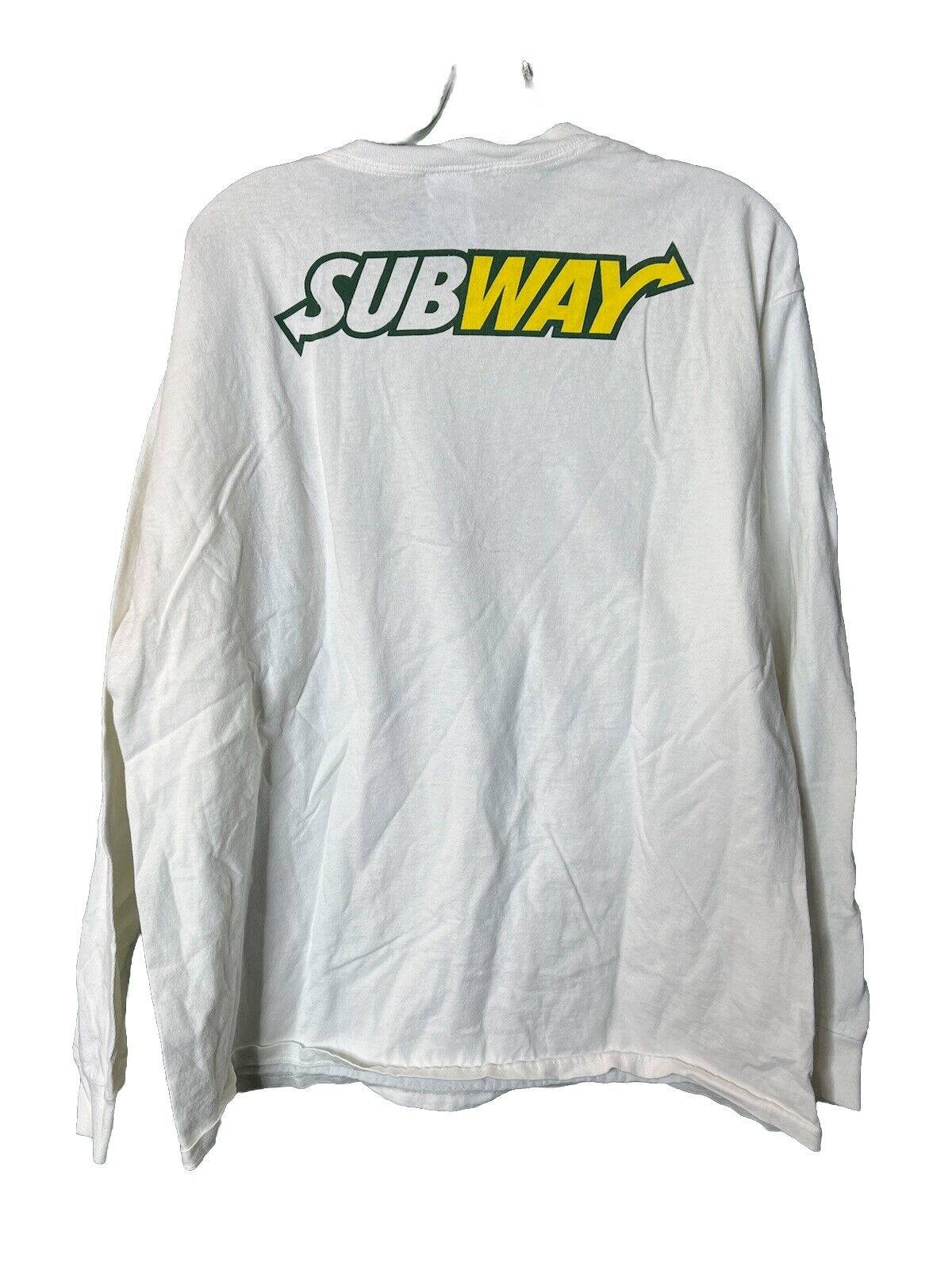 Mets/Subway Men's Spell Out Graphic T-Shirt Black XL Short Sleeve Crew Neck