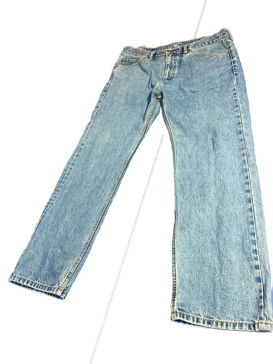 Levis 505 Jeans Mens 38x32 Blue Regular Fit Straight